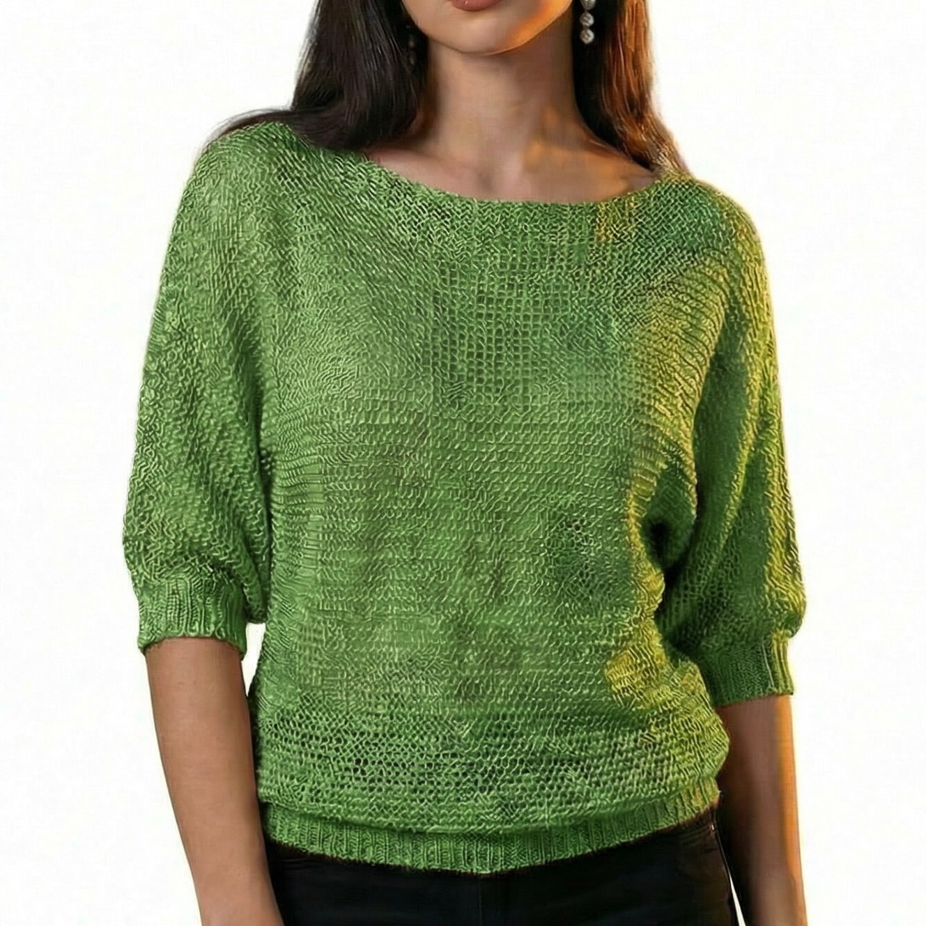Lunezzo Textured Knit Sweater
