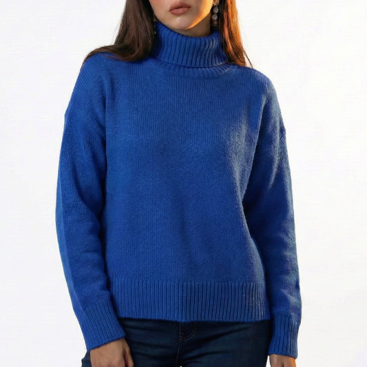 Oversized High-Neck Sweater
