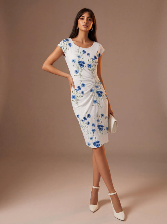 Women's Summer Flare Midi Dress | Lightweight & Relaxed Fit