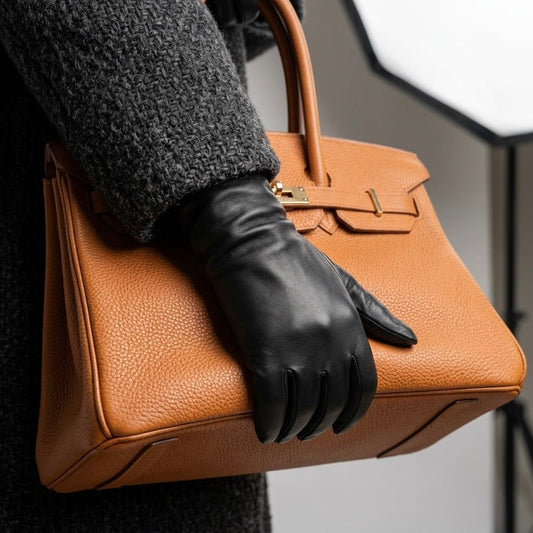 Genuine Leather Satchel Bag Structured Top Handle Work Handbag Women2