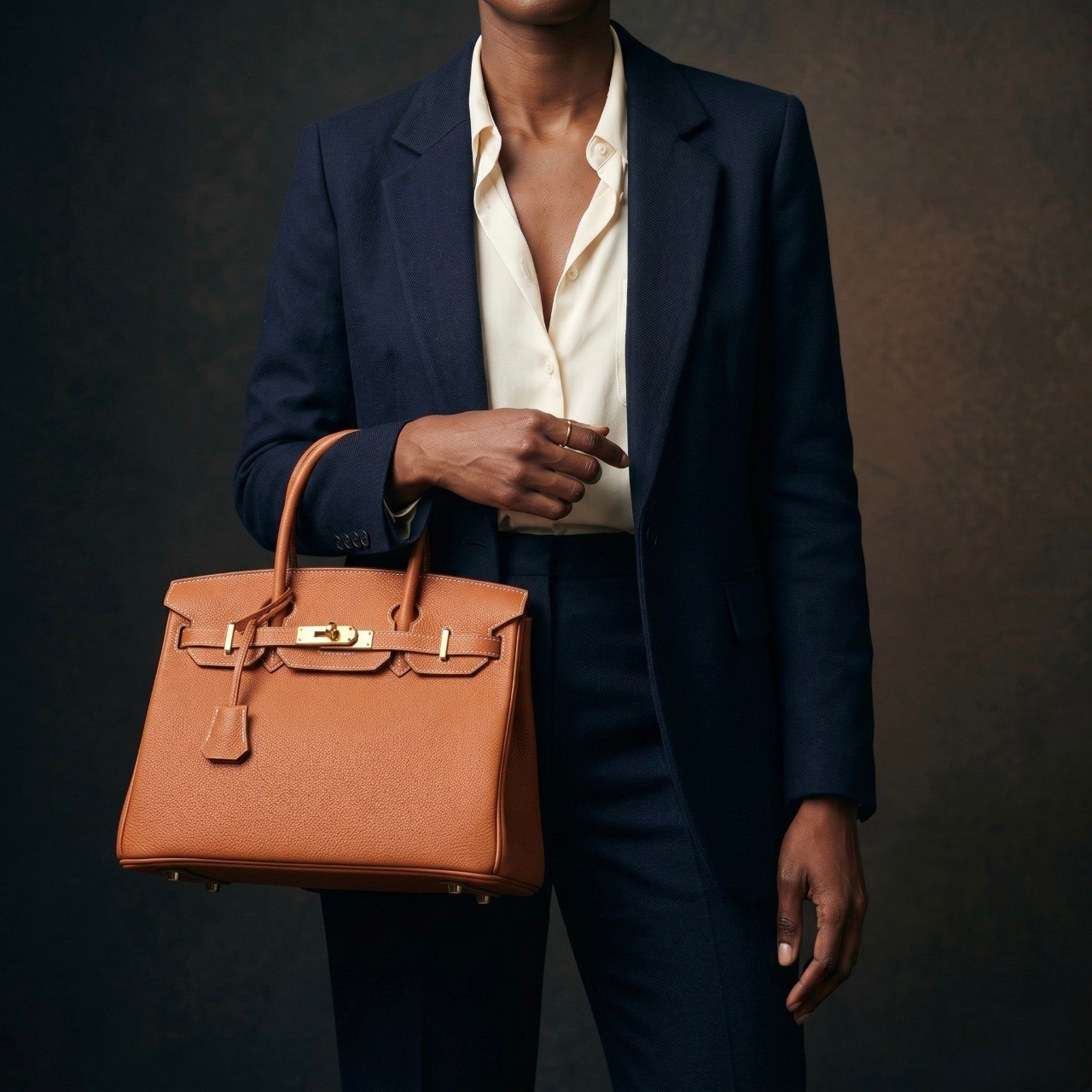 Genuine Leather Satchel Bag Structured Top Handle Work Handbag Women7