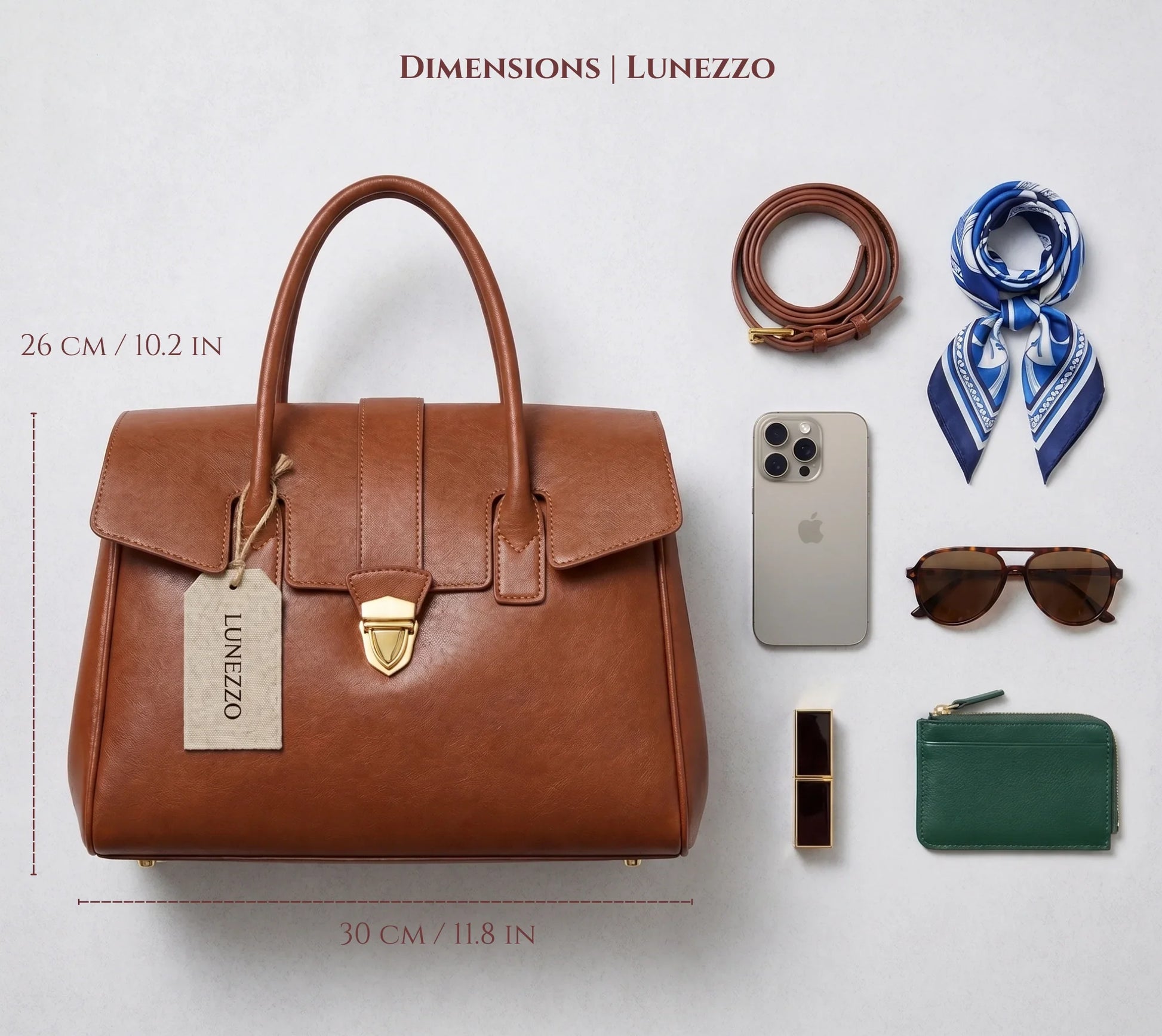 Genuine_Leather_Satchel_Flap_Top_Handle_Bag_Women_Work_Shoulder_Clasp_Lunezzo12