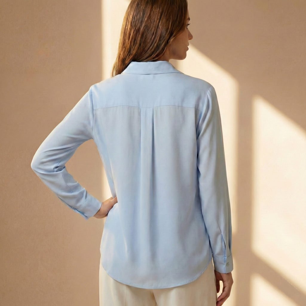 Lunezzo Essential Soft-Touch Shirt Blouse