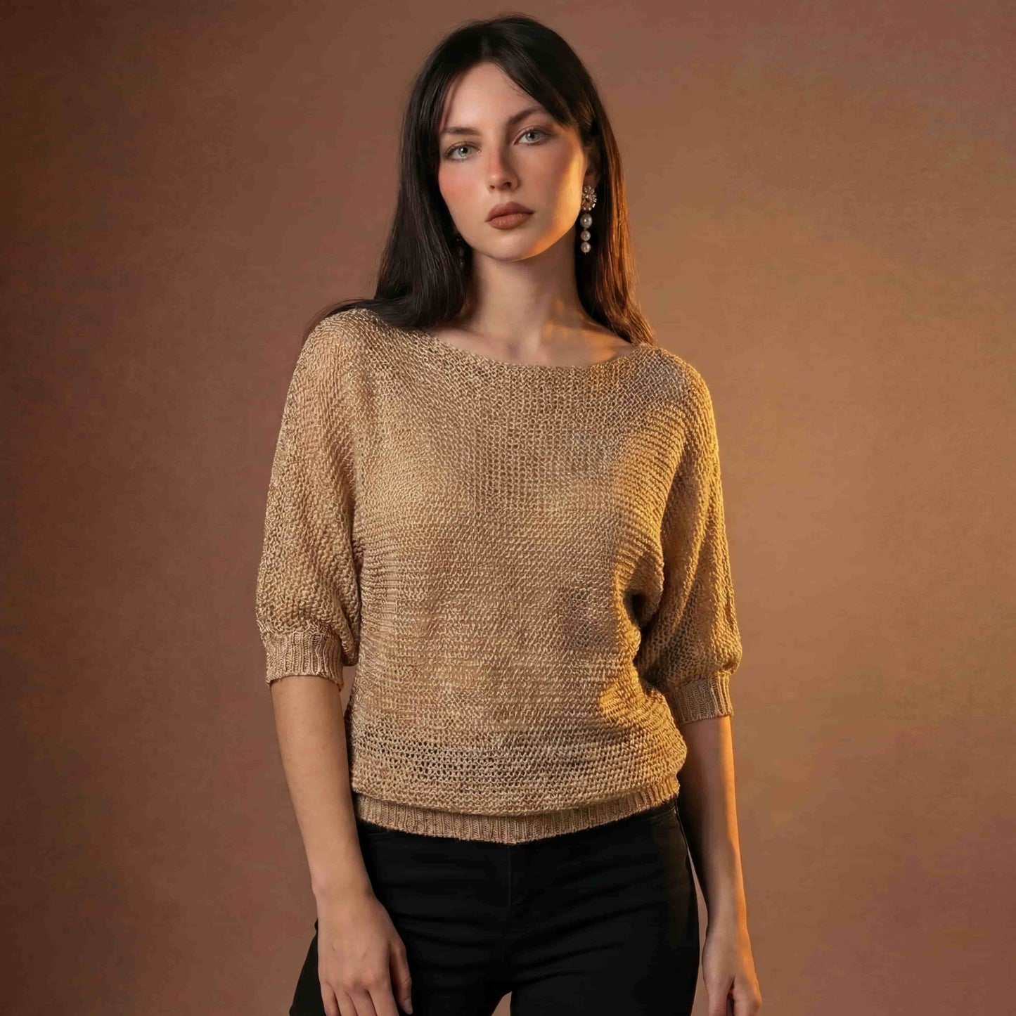 Lunezzo Textured Knit Sweater