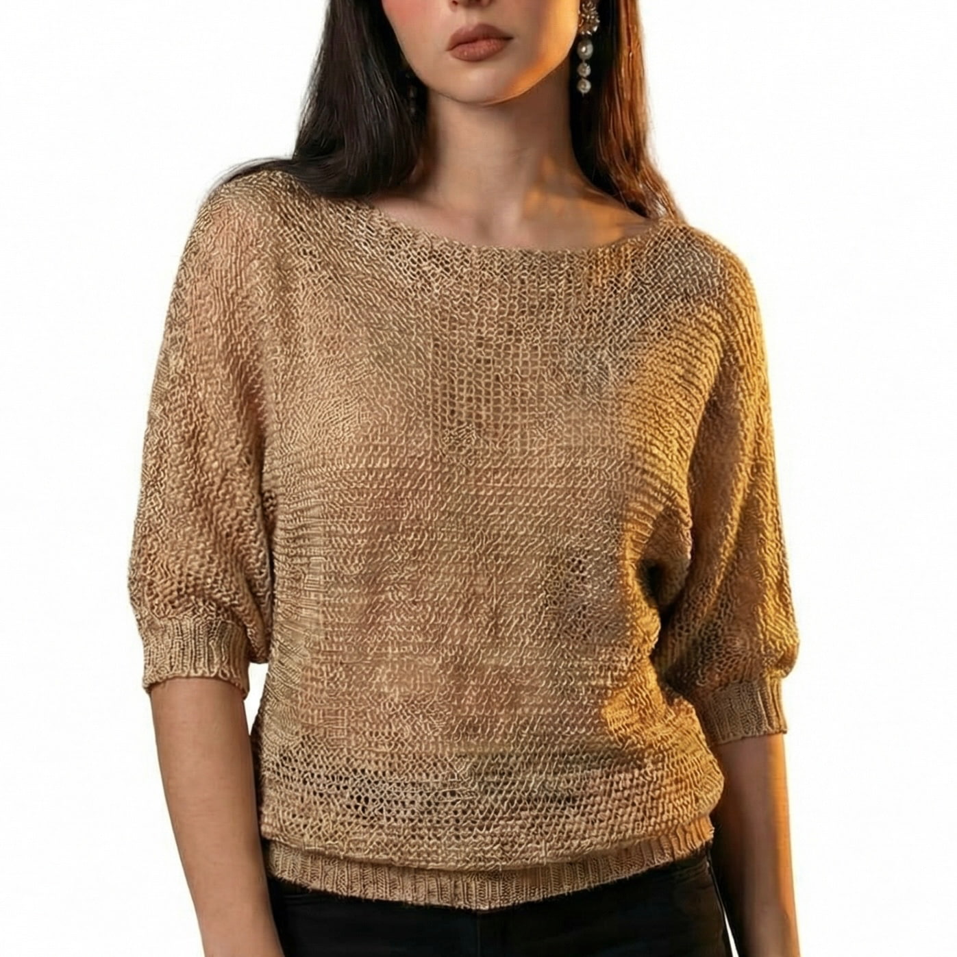 Lunezzo Textured Knit Sweater