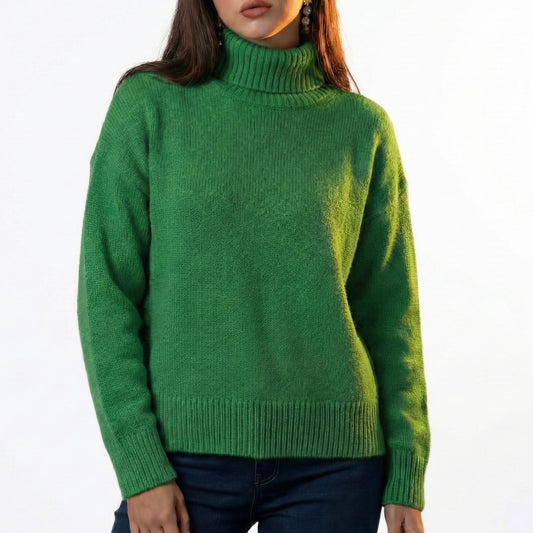 Oversized High-Neck Sweater