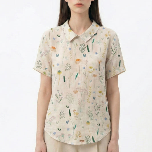 Lunezzo Wildflower Button-Up Shirt
