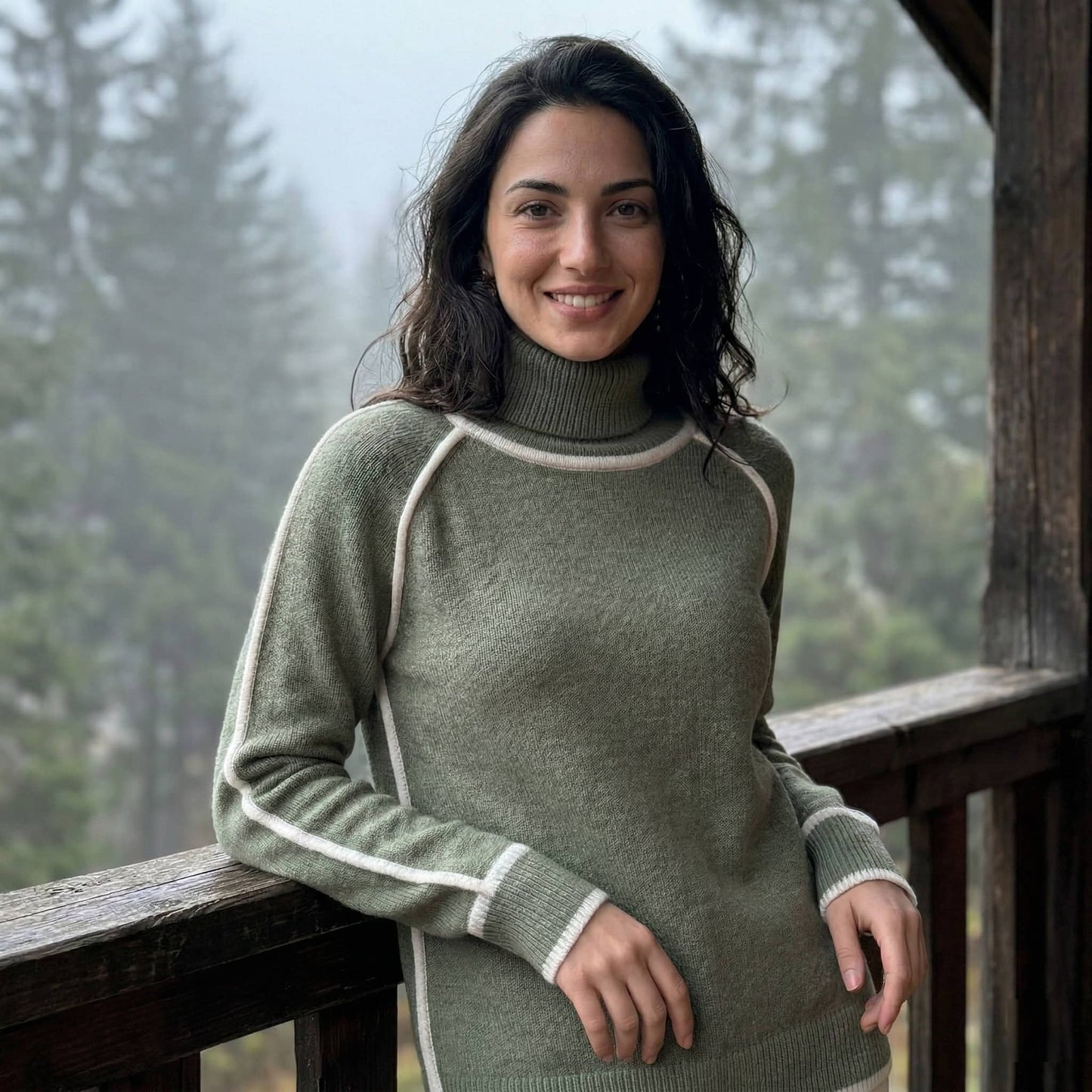 Lunezzo_Contrast_Trim_Turtleneck_model