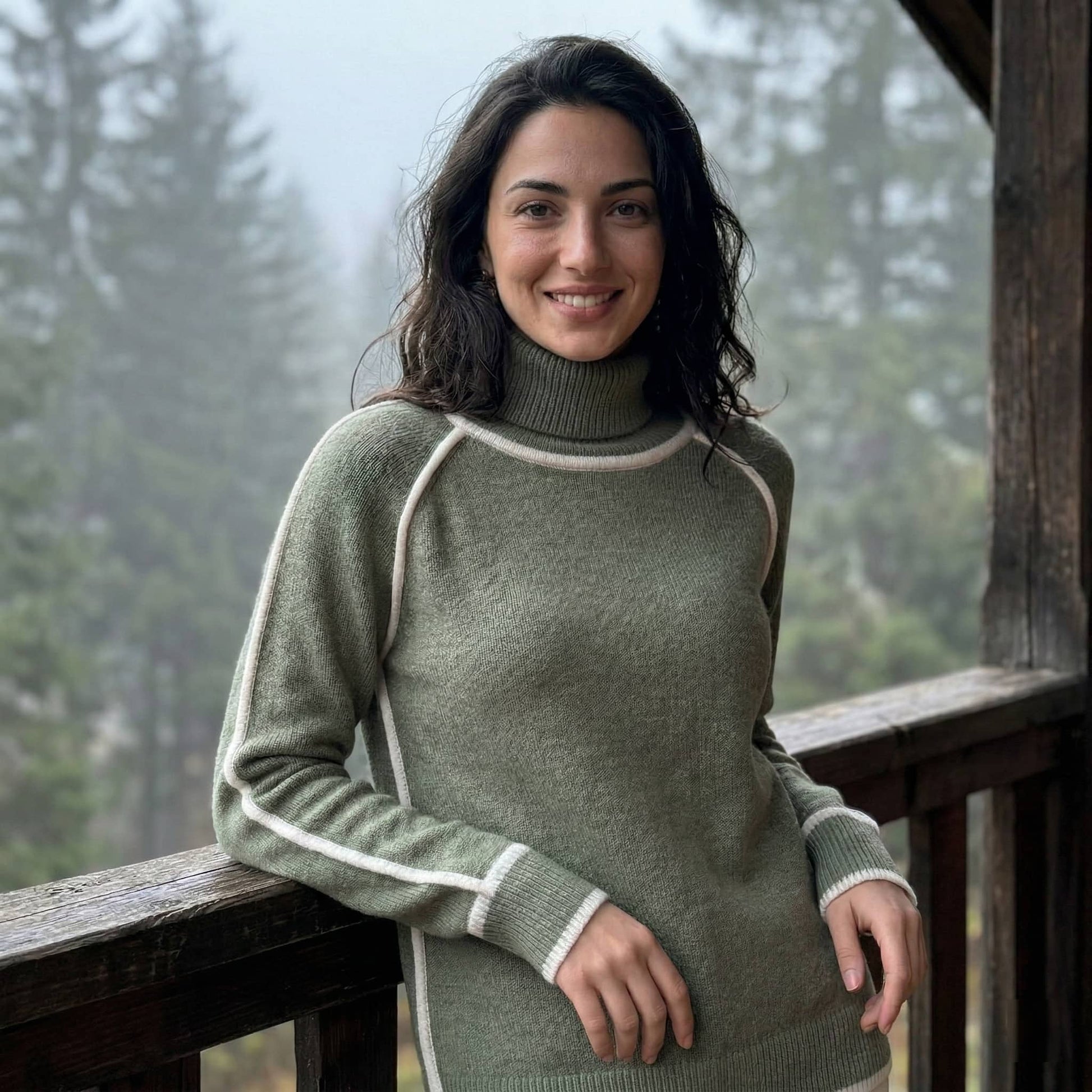 Lunezzo_Contrast_Trim_Turtleneck_model