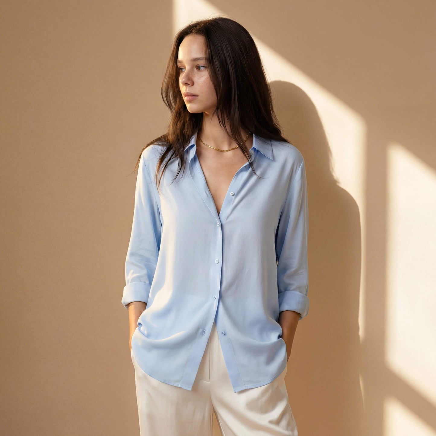 Lunezzo Essential Soft-Touch Shirt front 2
