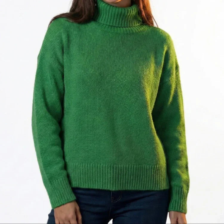 Oversized High-Neck Sweater