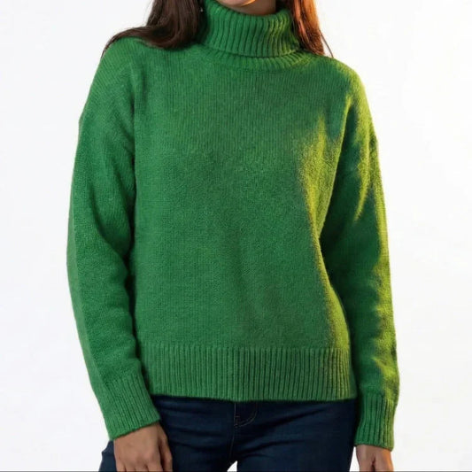 Oversized High-Neck Sweater