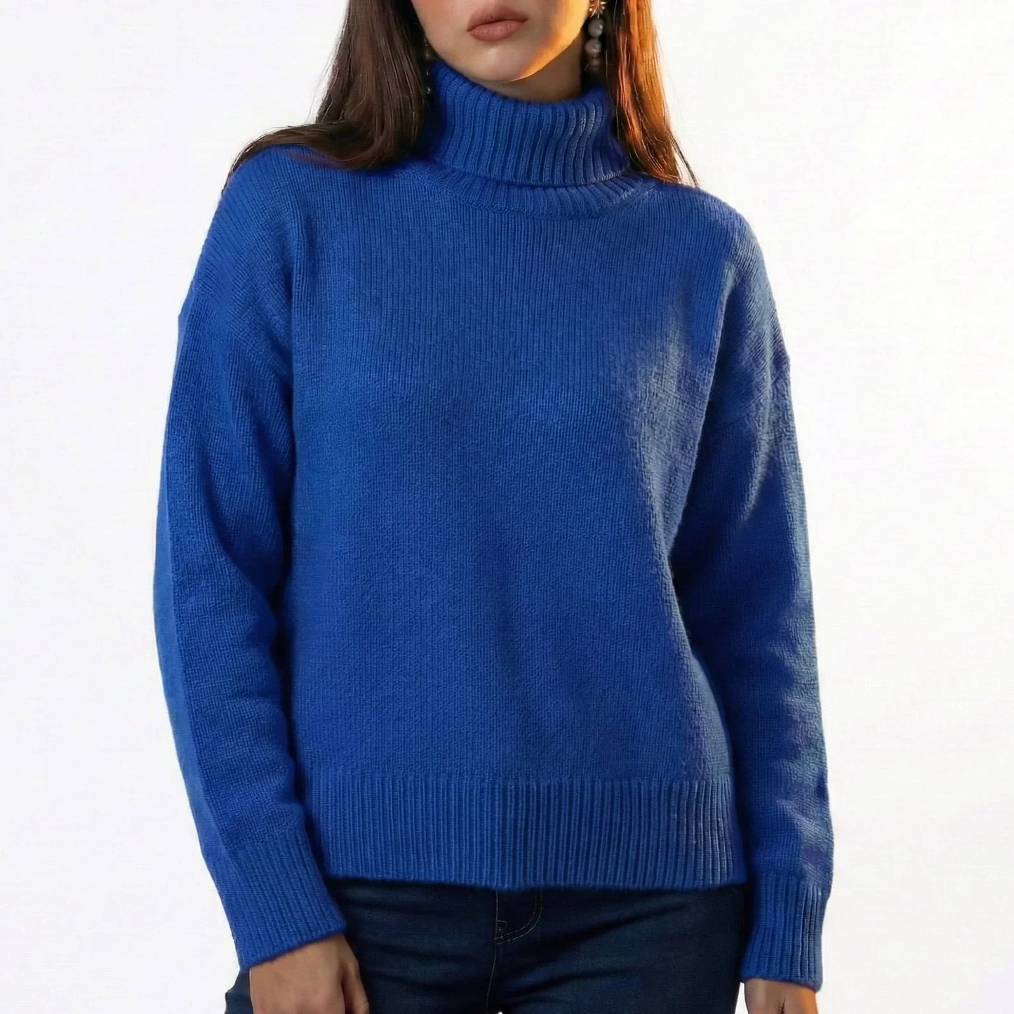 Oversized High-Neck Sweater 2